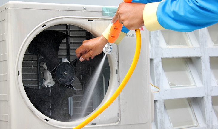 Vệ sinh cục nóng máy lạnh