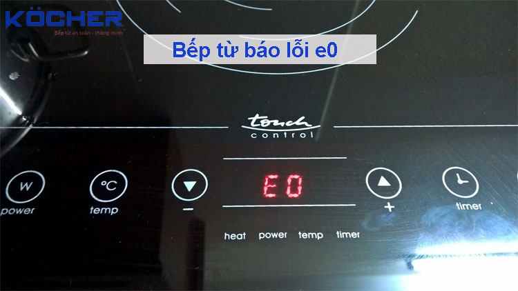Bếp từ báo lỗi
